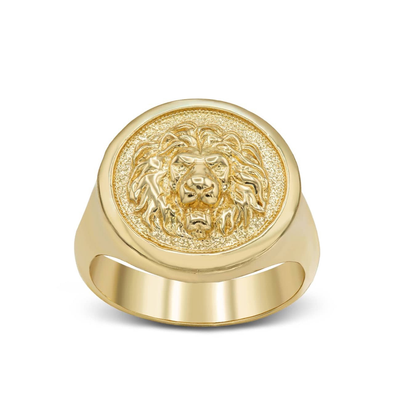VERSACE ゴールドライオンリング VERSACE ゴールドライオンリング 14k/18k Solid Gold Versace Style